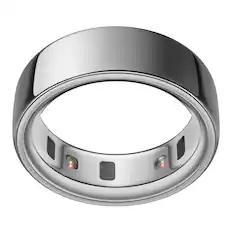 Front. Oura - Ring 4 - Smart Ring - Size Before You Buy with OR4 Sizing Kit - Size 7 - Silver.