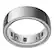 Front. Oura - Ring 4 - Smart Ring - Size Before You Buy with OR4 Sizing Kit - Size 15 - Silver.