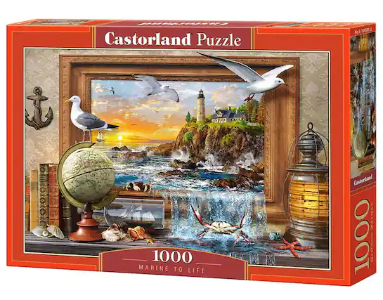 Castorland Puzzle, 1000 Marine to Life, Castorland, 26.82 x 18.5 in, 1000