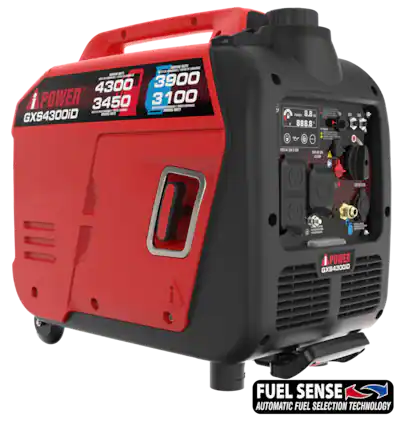 i POWER
GX54300iD
4300
3450
3900
3100
8.8 kW
8888
FUEL SENSE
AUTOMATIC FUEL SELECTION TECHNOLOGY