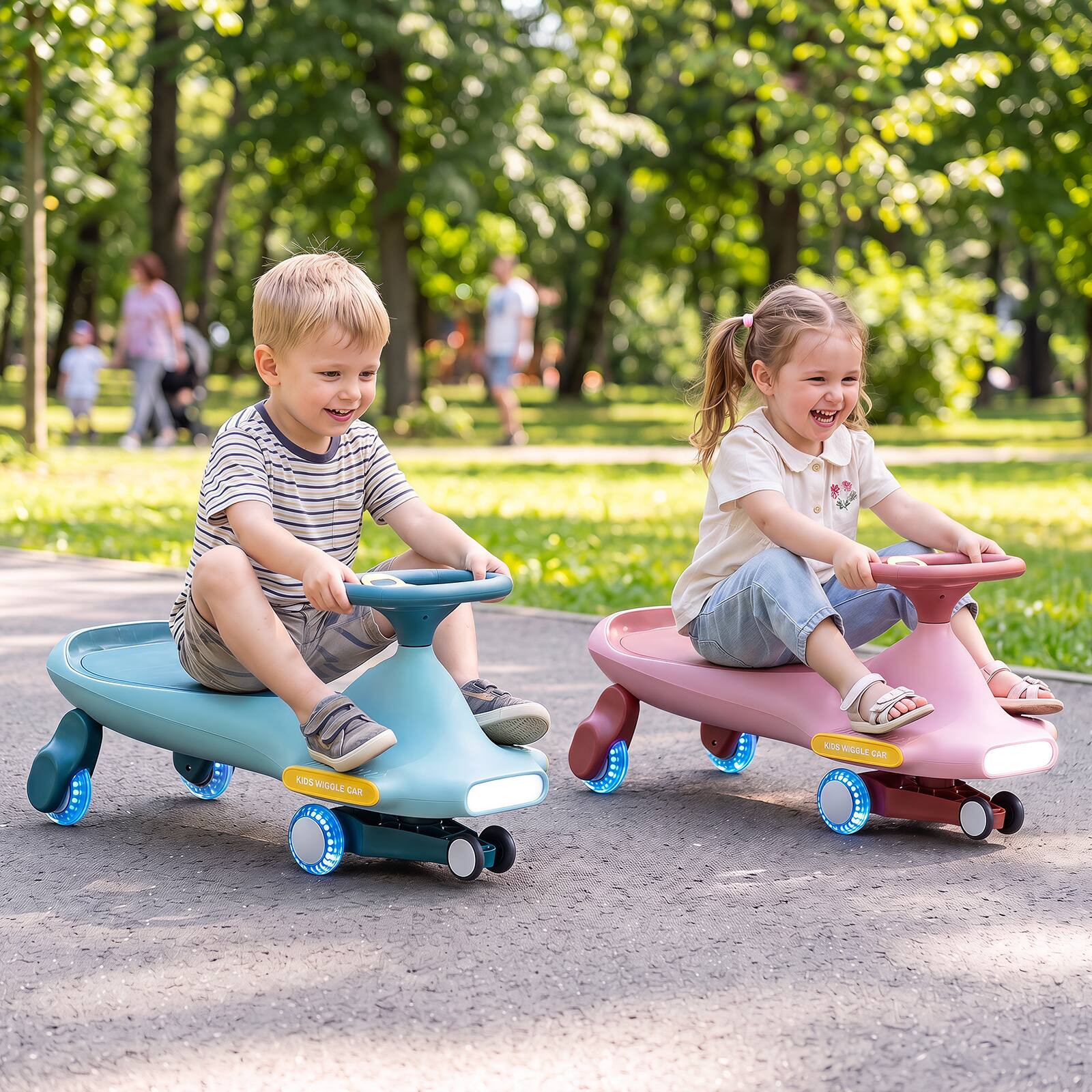 KIDS WIGGLE CAR