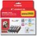 Front Zoom. Canon - PGI-220, CLI-221 and Photo Paper 4-Pack Standard Capacity - Black/Yellow/Cyan/Magenta Ink Cartridges + Photo Paper - Black/Cyan/Magenta/Yellow.