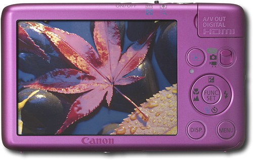 Best Buy: Canon PowerShot 14.1-Megapixel Digital Camera Pink