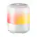 Back. Soundcore - by Anker Glow Mini IP67 Waterproof Dustproof Portable Bluetooth Speaker with 360-Degree Sound and Custom Light Show - White.