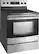Angle. Samsung - 5.9 Cu. Ft. Self-Cleaning Freestanding Electric Range - Stainless steel.