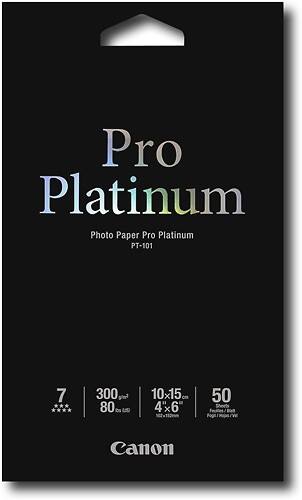 Front Standard. Canon - Pro Platinum Photo Paper.