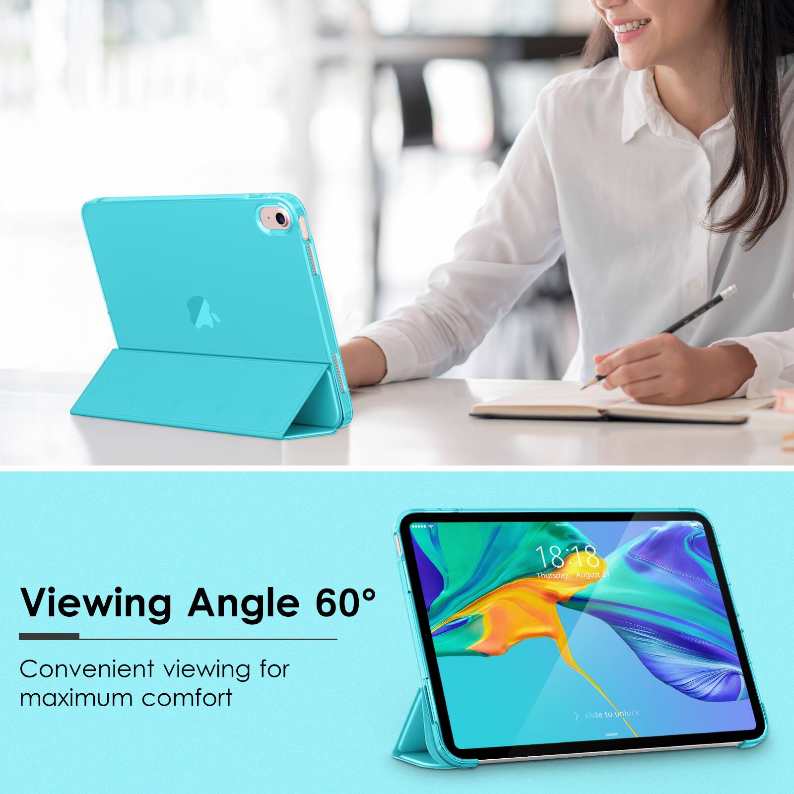 Viewing Angle 60°  
Convenient viewing for maximum comfort