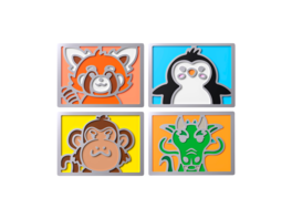 HyperX - Badge Pack - Magnetic Badges - Cute