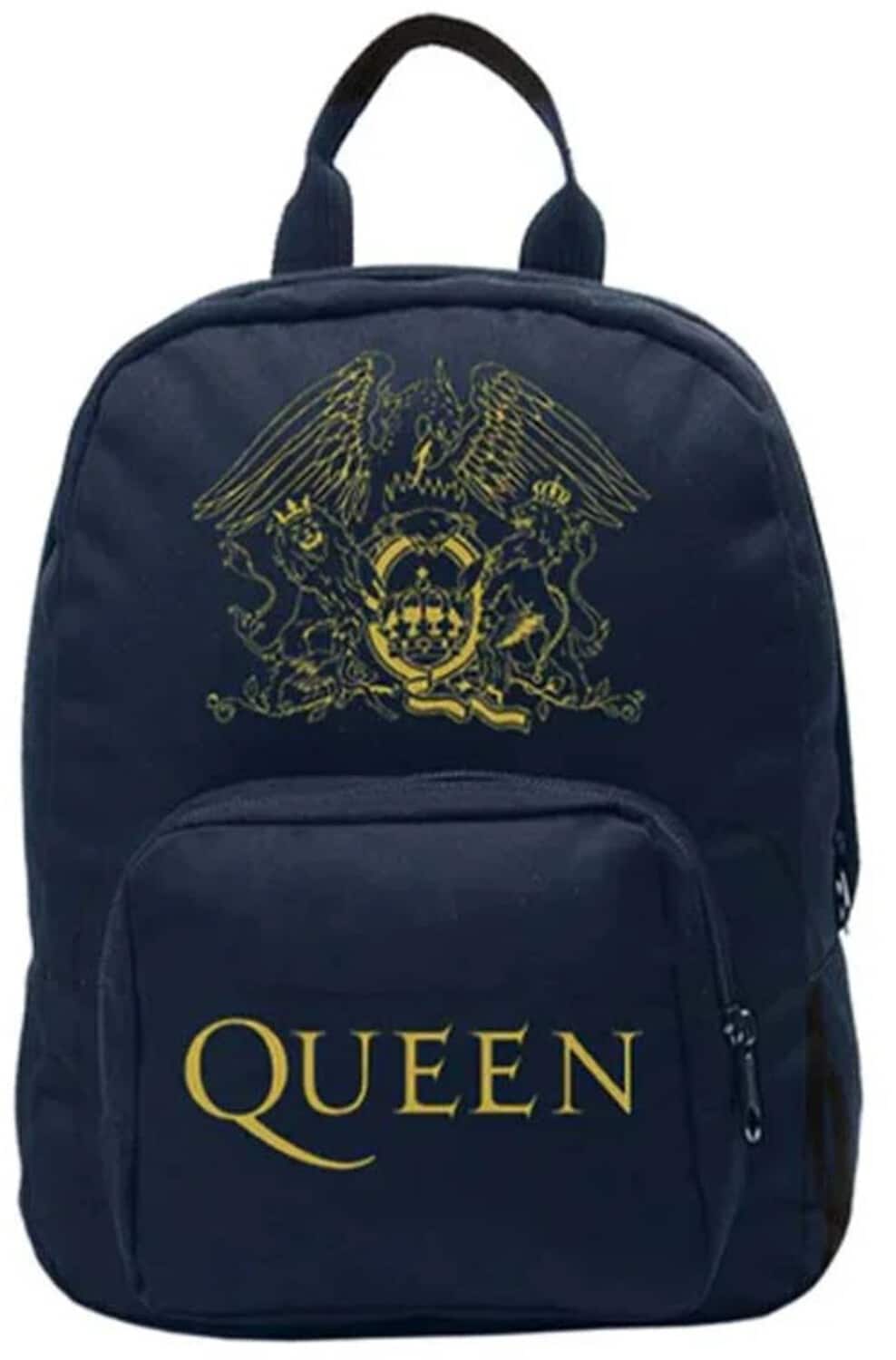 PopMarket - Queen - Rocksax - Queen - Royal Crest - Mini Backpack (Black) - Multicolor