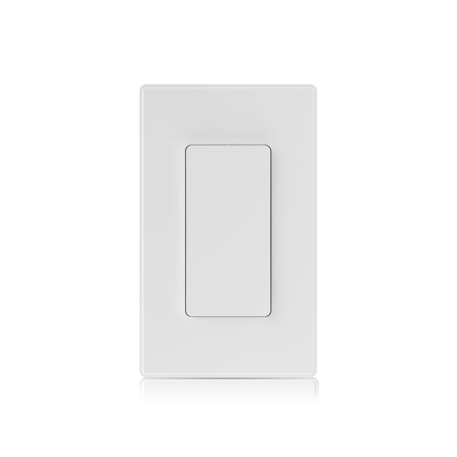 ELEGRP - Smart Light Switch Single Pole, Compatible with Alexa & Google Assistant, APP Control, UL Certified, 1 PC - White