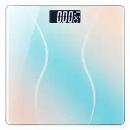 Winado - Digital Weight Scale Digital Bathroom Scale with kg / lb Conversion & 396 lb Capacity & Auto-on/off for Weight Tracking - Blue & Pink