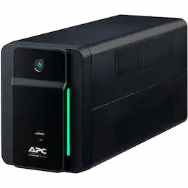 APC - Back UPS, 750VA/410W, Tower, 120V, 4x NEMA 5-15R outlets, USB Type A + C Ports, User Replaceable Battery - Tower - 6 - Black