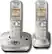 Front Standard. Panasonic - DECT 6.0 Plus Expandable Cordless Phone System with Digital Answering System - Champagne.