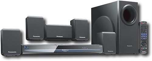 Panasonic 1000W 5.1-Ch. Blu-ray Home Theater System SC-BT228 - Best Buy