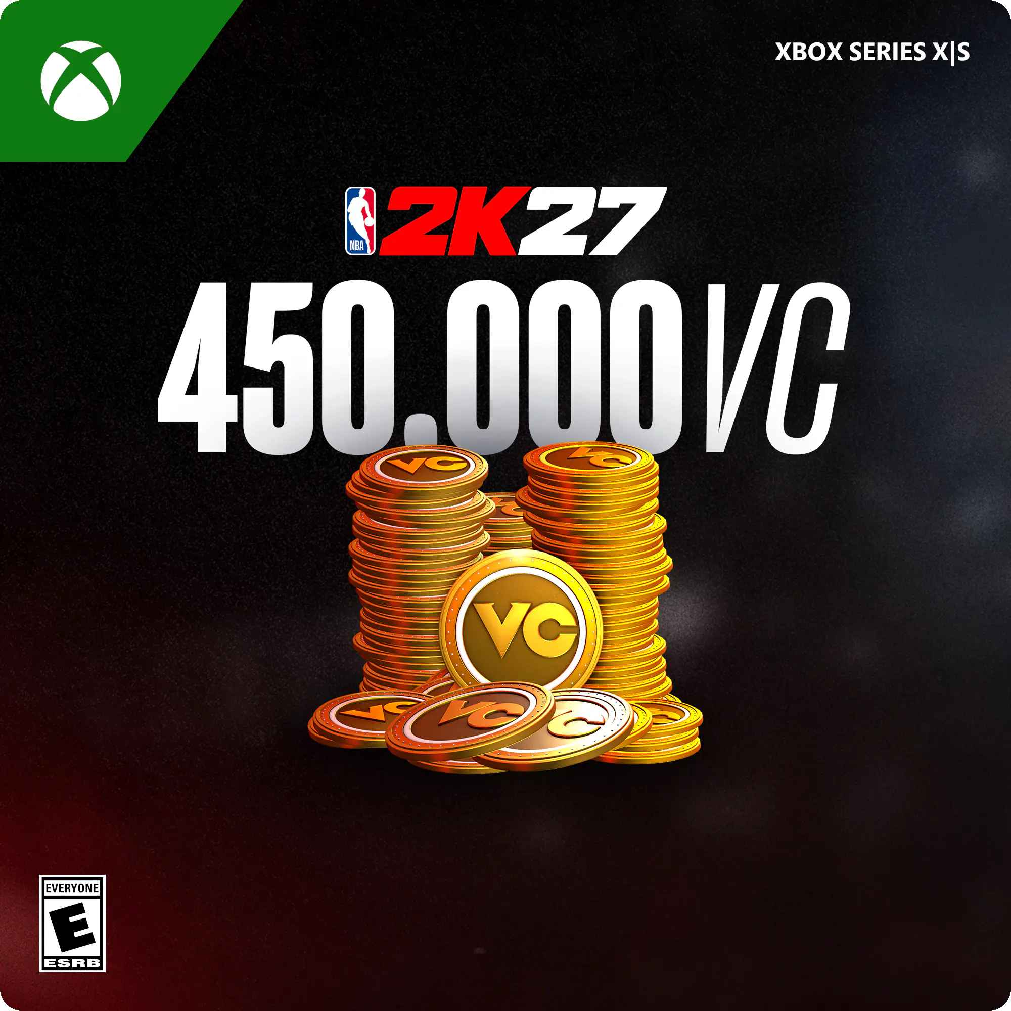 XBOX SERIES X|S  
NBA 2K27 450,000 VC  
EVERYONE E ESRB