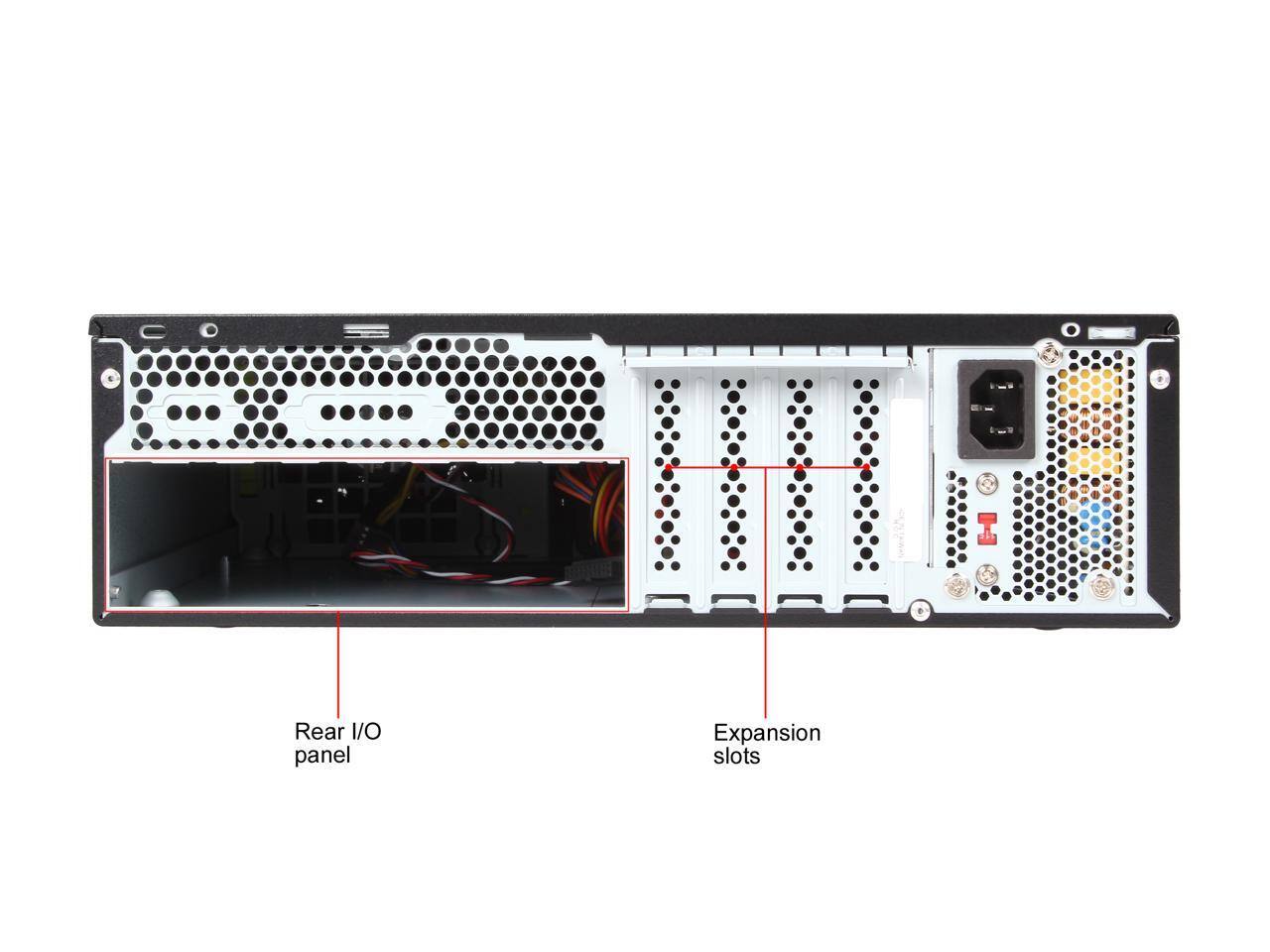 Rear I/O panel  
Expansion slots