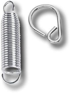 Front Standard. DW - Standard Pedal Spring for Most Bass Drum Pedals - Chrome.