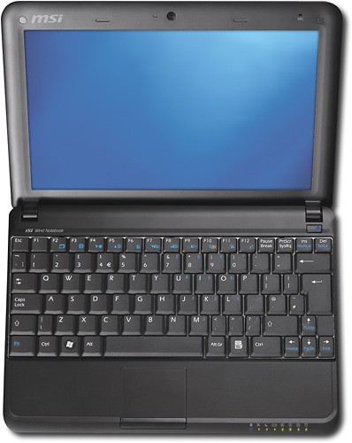 Best Buy: MSI Wind Netbook with Intel® Atom™ Processor Black U130 