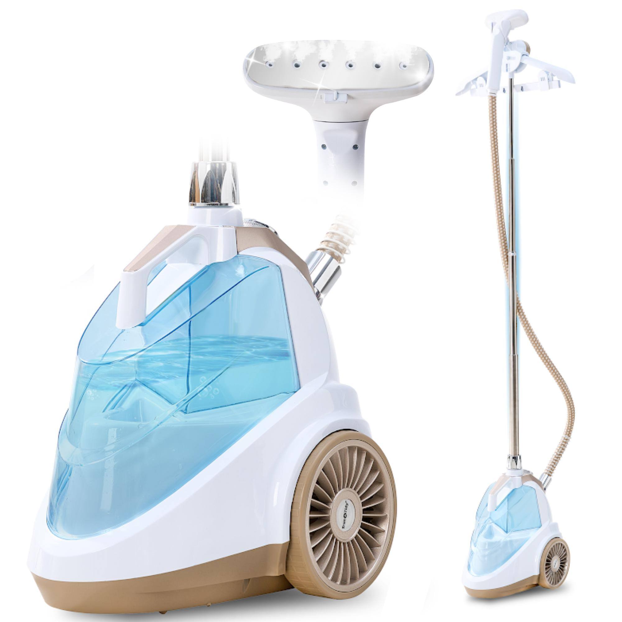 True & Tidy - Intelligent Luxury 9 Setting Upright Garment Steamer with Auto Off Technology - Champagne price history on PriceWatchPro