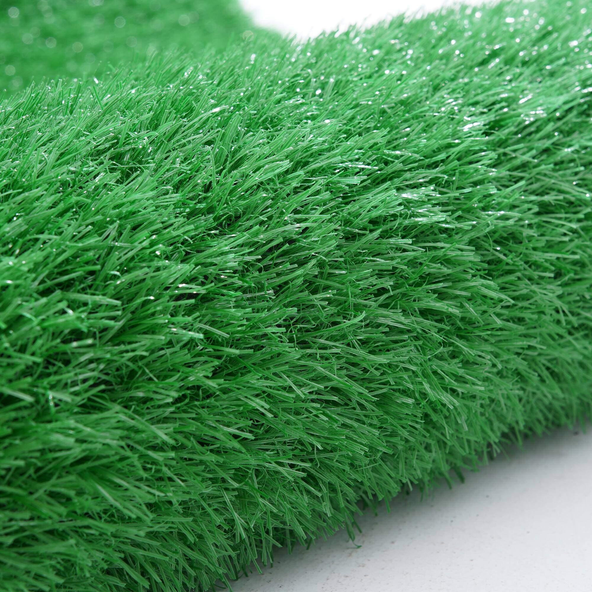 Alt View 7. Famapy - Artificial Grass Turf Rug Indoor Outdoor Large Fake Lawn Carpet for Balcony Patio Garden Pet-Friendly - Dark Green.