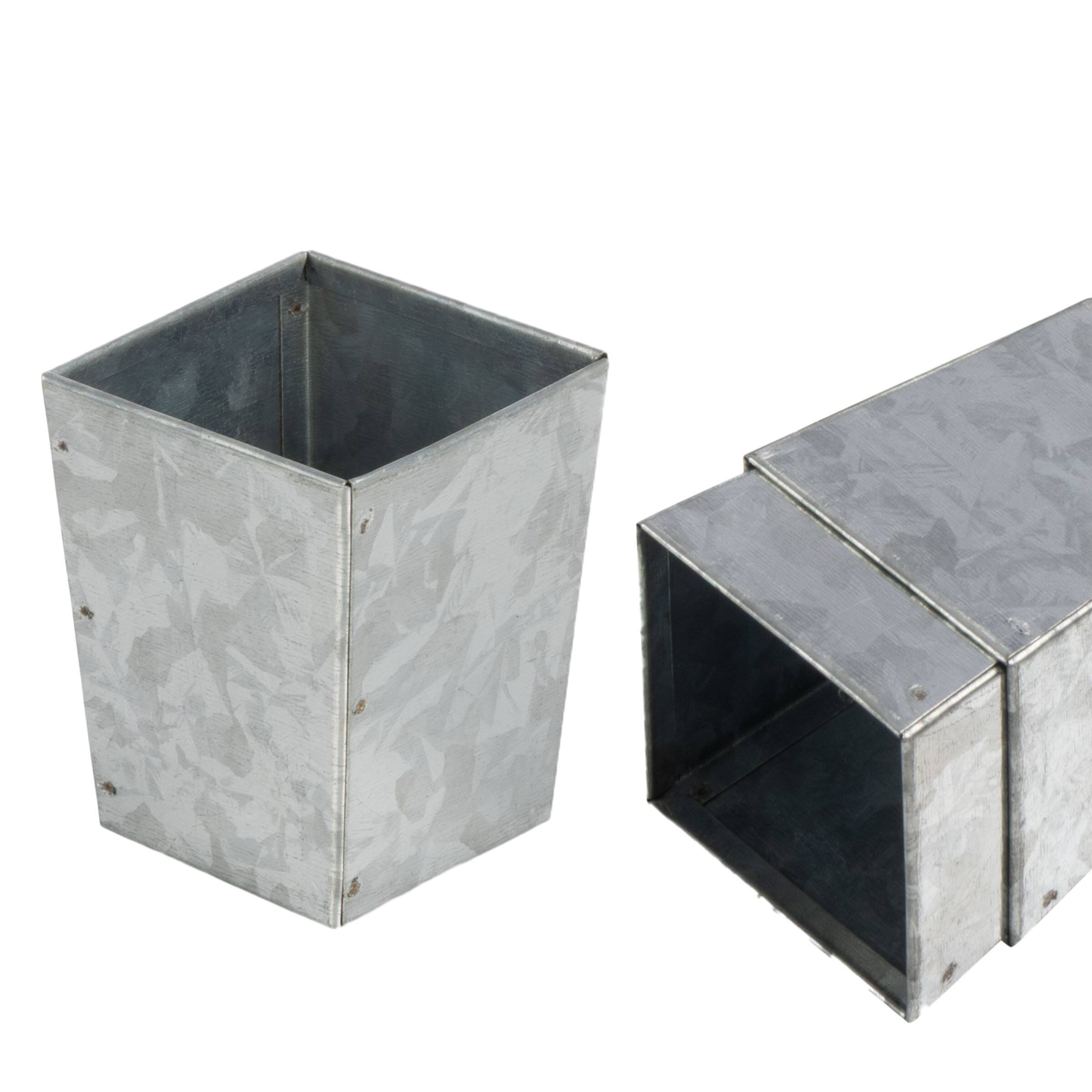 Alt View 2. Kings County Tools - Steel Metal Seed Starter Tray - Silver.