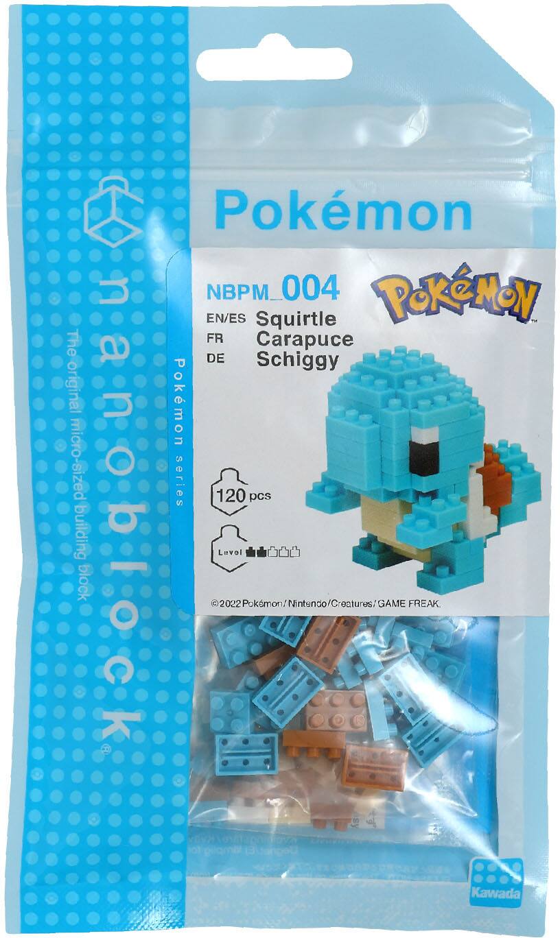 Pokémon u NBPM_004 Pokémon EN/ES Squirtle The FR Carapuce a DE Schiggy original u Pokémon micro-sized O series 120 pcs building block nanoblock ock k b O - ©2022 Pokémon/Nintendo/Creatures/GAME FREAK sy Kawada