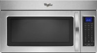 Front Zoom. Whirlpool - 1.9 Cu. Ft. Over-the-Range Microwave - Black-on-Stainless.