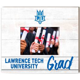 Jardine - Lawrence Technological University Blue Devils 13.5" x 11.5" Grad Frame - White