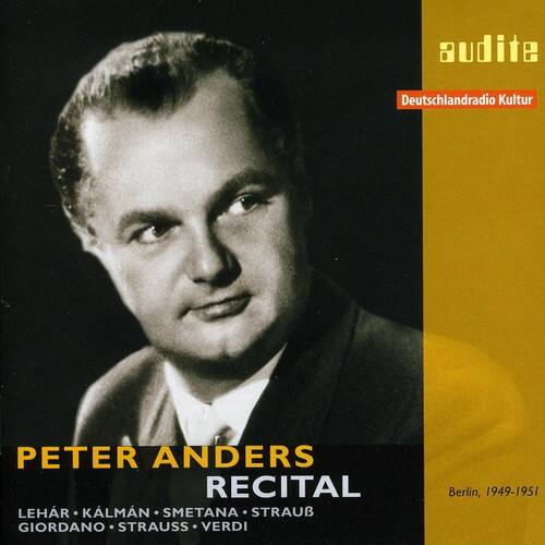 Peter Anders - Peter Anders Recital  - COMPACT DISCS