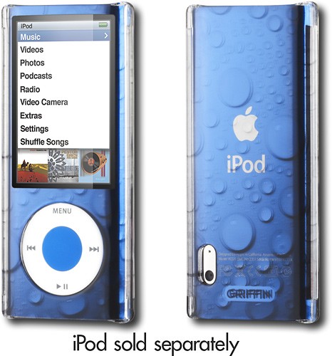 lav lektier jeg er enig langsom Best Buy: Griffin Technology iClear Sketch Case for 5th-Generation Apple®  iPod® nano Bubbles Black RC01569