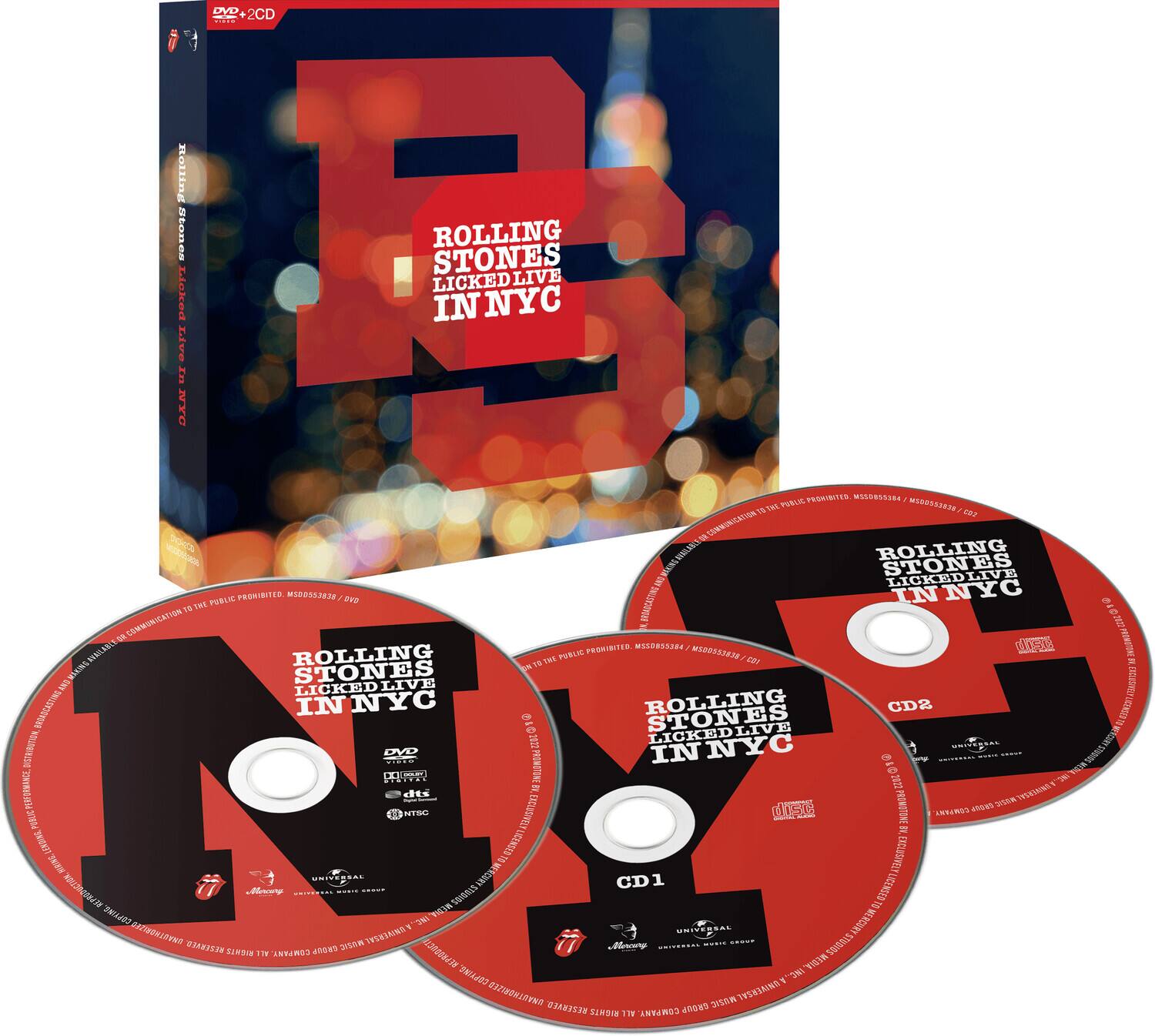 The Rolling Stones - Licked Live In NYC   - COMPACT DISCS [CD]