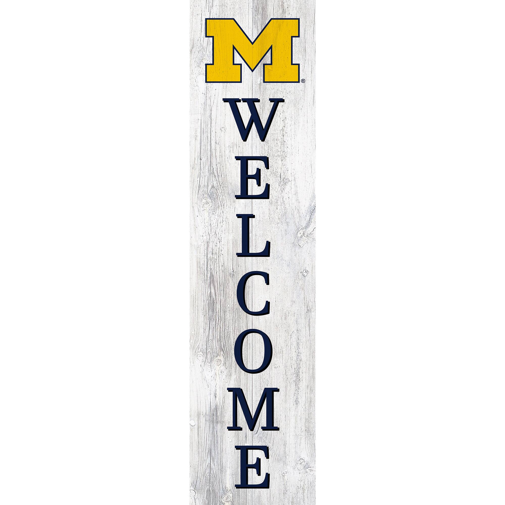 Michigan Wolverines 48'' Welcome Leaner