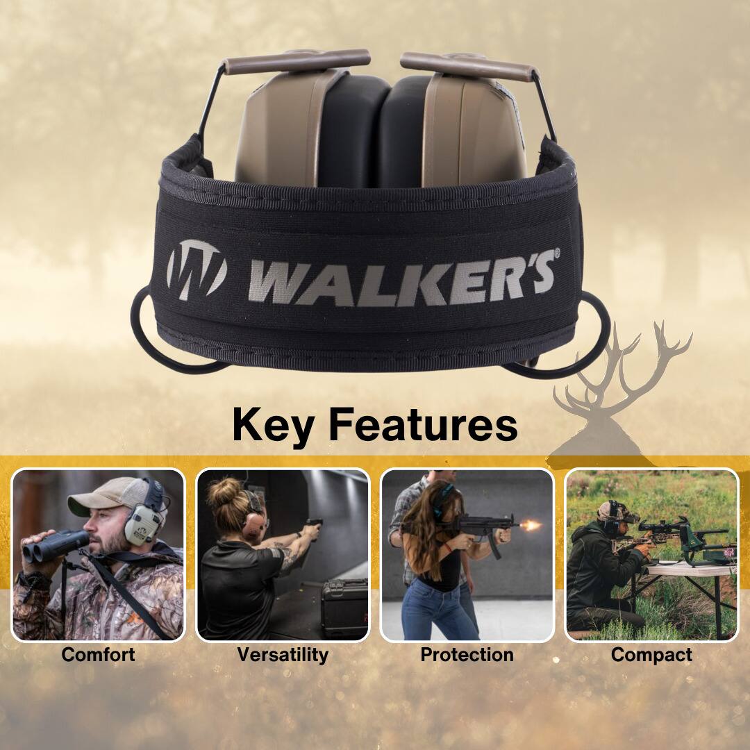 WALKER'S

Key Features

Comfort  
Versatility  
Protection  
Compact