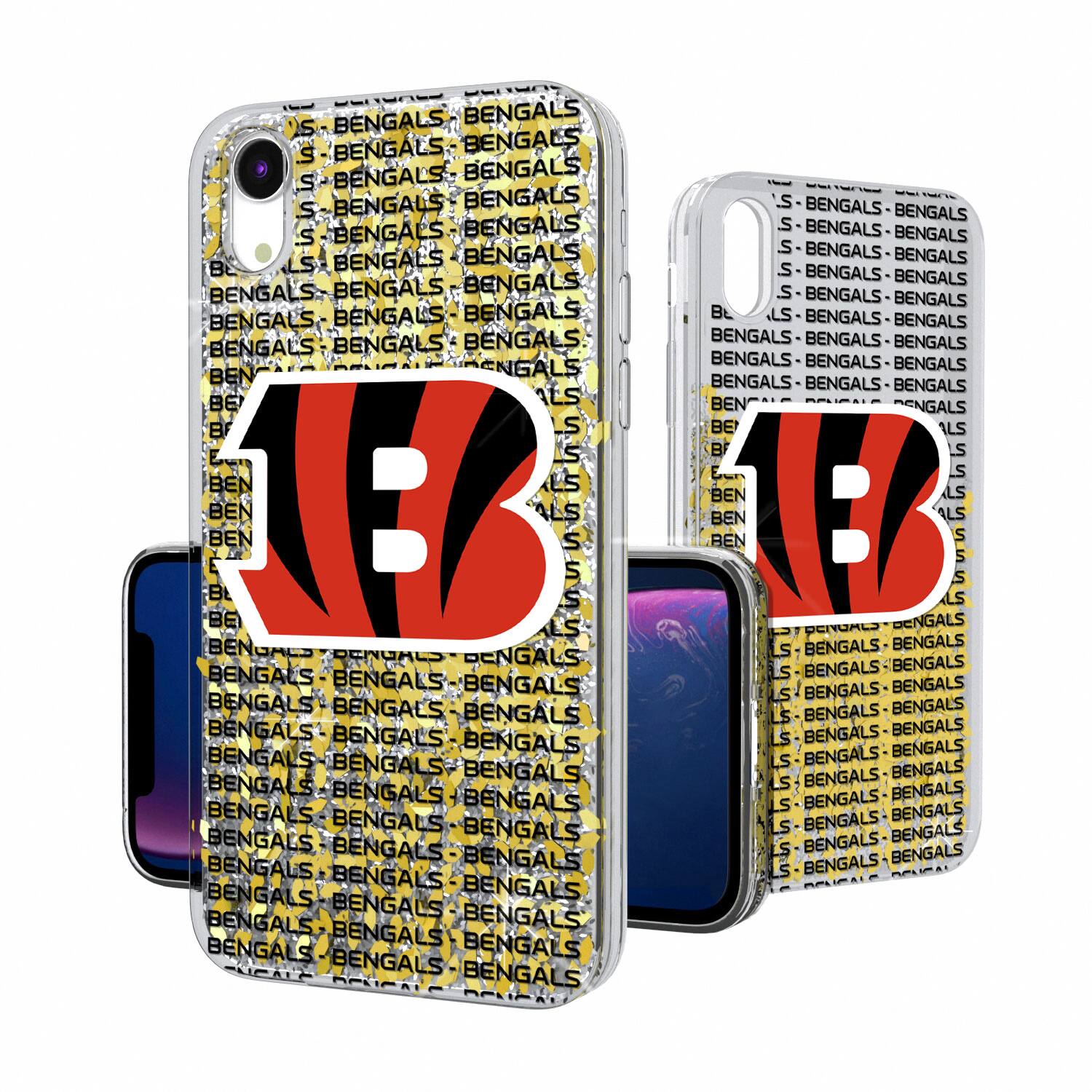 Keyscaper - NFL - Cincinnati Bengals iPhone Text Backdrop Design Glitter Case - 14 Pro Max - Multicolor price history on PriceWatchPro