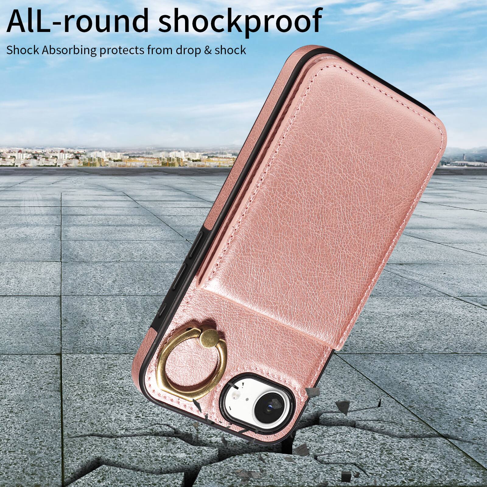 All-round shockproof  
Shock Absorbing protects from drop & shock