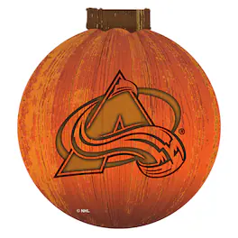 Fan Creations - Colorado Avalanche 12'' Pumpkin Sign - Orange