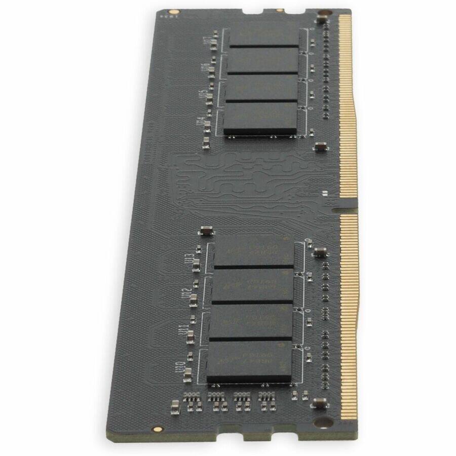Alt View 1. AddOn - AddOn Dell® AA101752 Compatible Factory Original 8GB DDR4-2666MHz Unbuffered Single Rank x8 1.2V 288-pin CL19 UDIMM - Black.