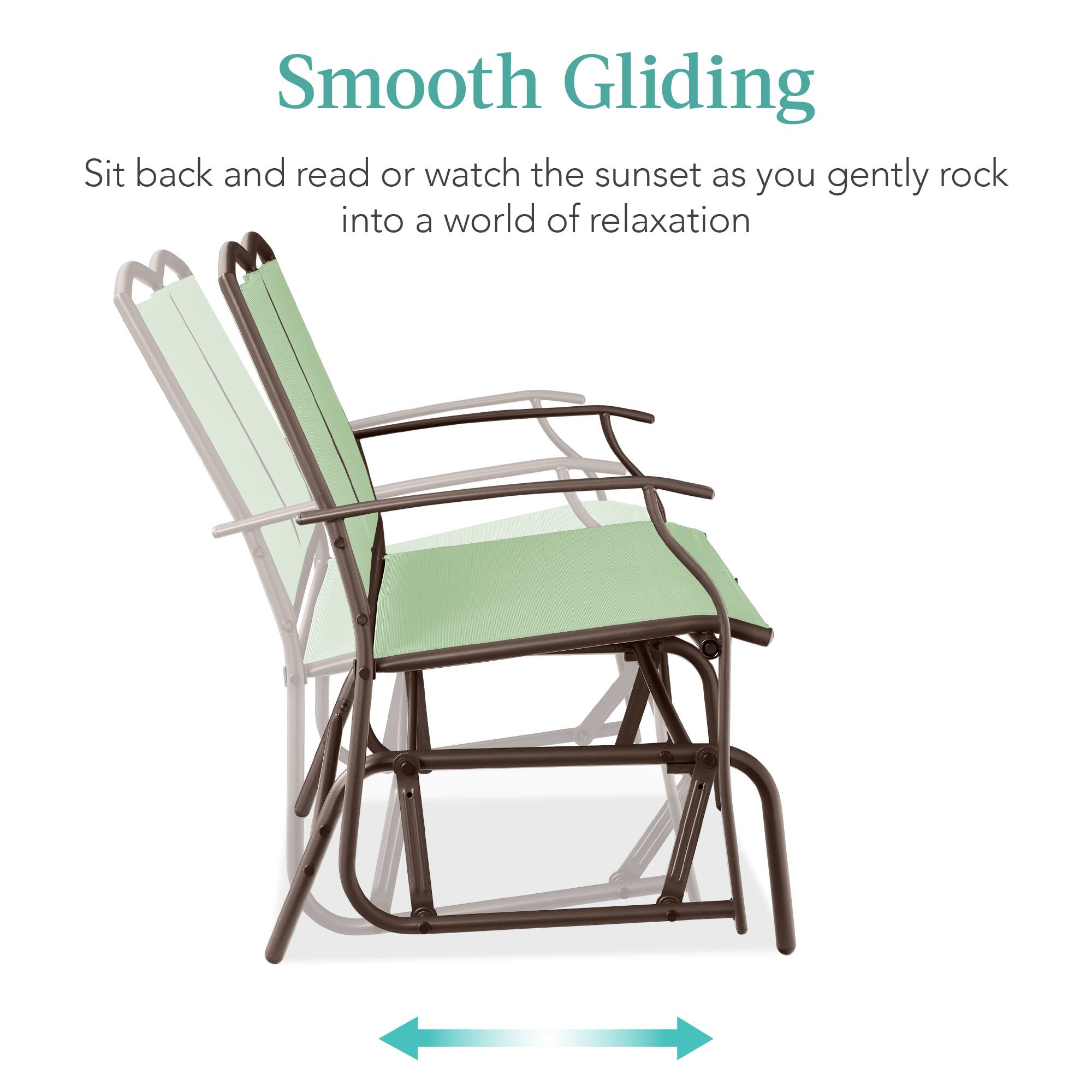 Smooth Gliding

Sit back and read or watch the sunset as you gently rock into a world of relaxation