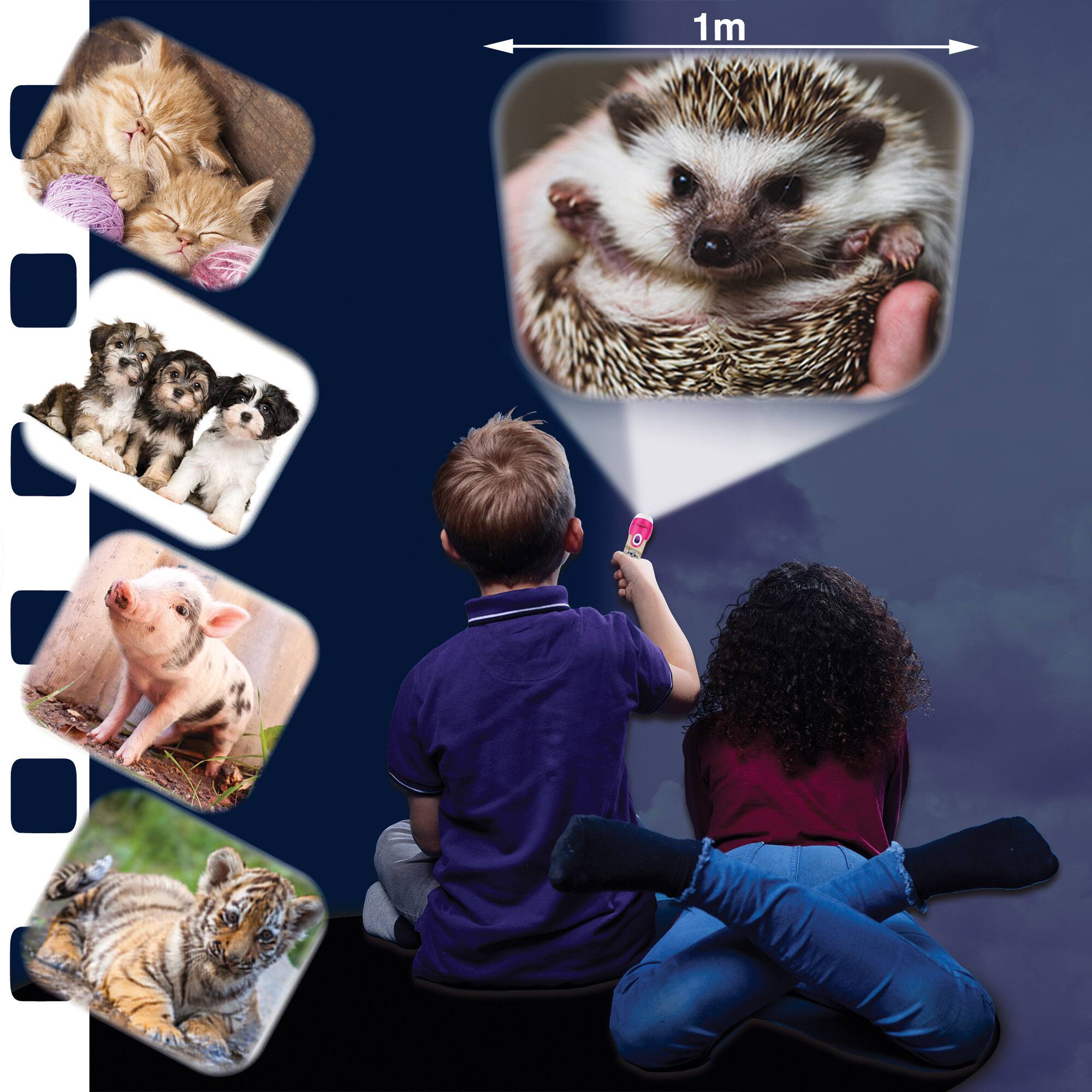 Alt View 1. Brainstorm Limited - Brainstorm Toys: Cute & Cuddly Torch & Projector -Ages 3+.