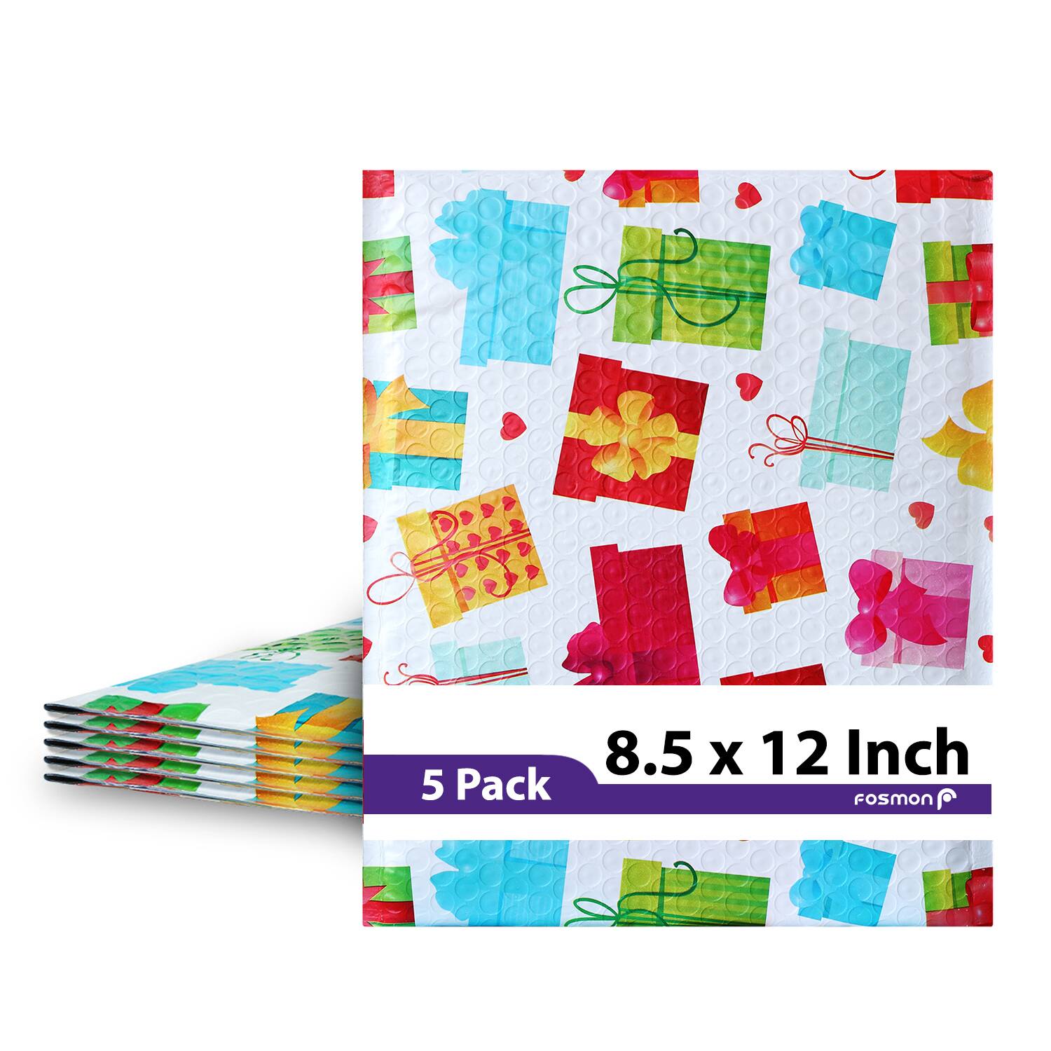 8.5 x 12 Inch  
5 Pack  
Fosmon