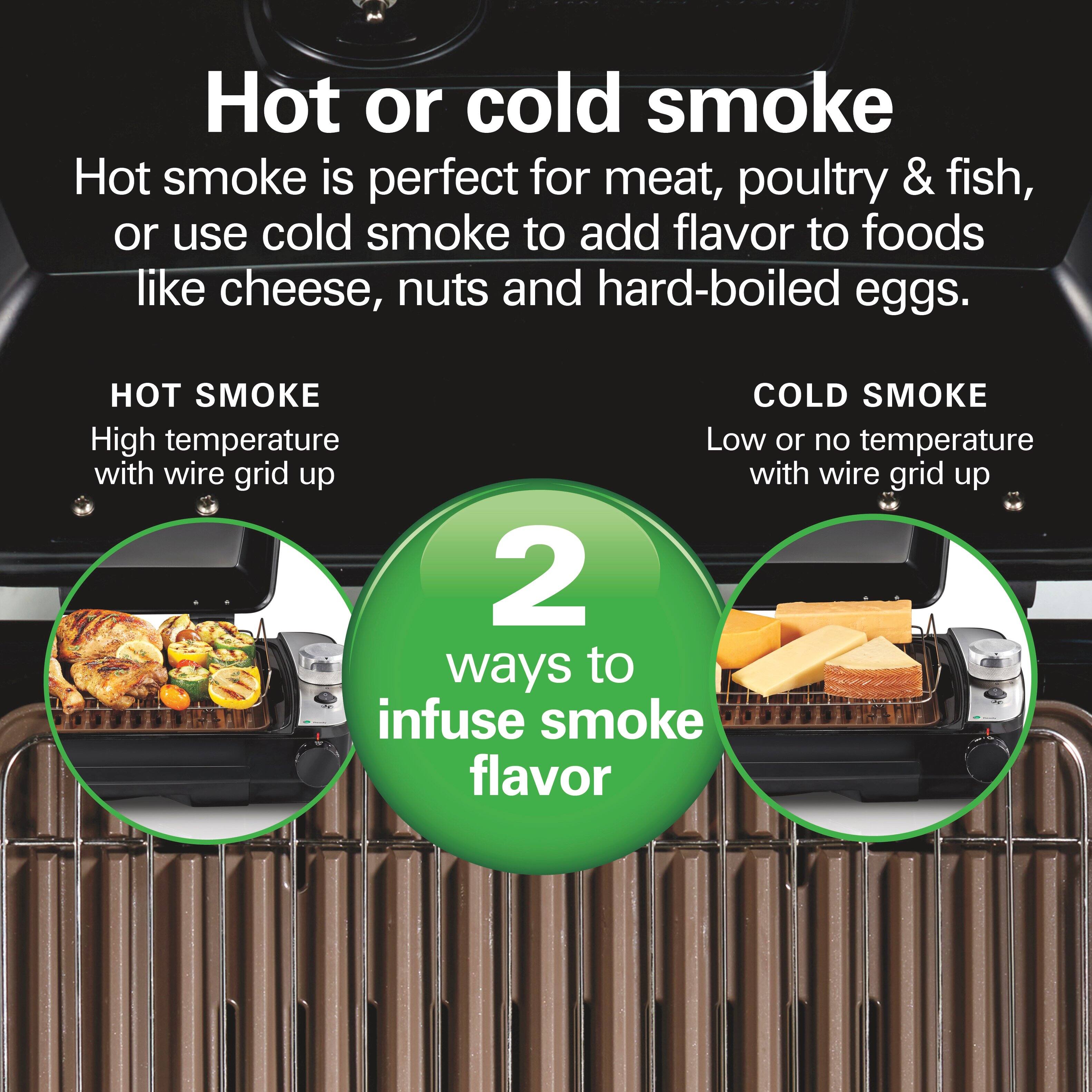 Hamilton Beach Indoor Searing Grill with Hot/Cold Smoke Infuser - Best Buy