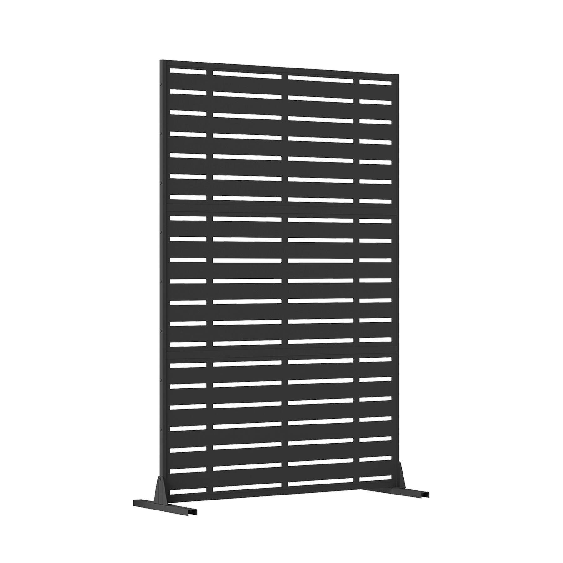 Front. COWLOWN - Iron Privacy Screen Decorative Fence Panel for Outdoor and Indoor Use - Iron.