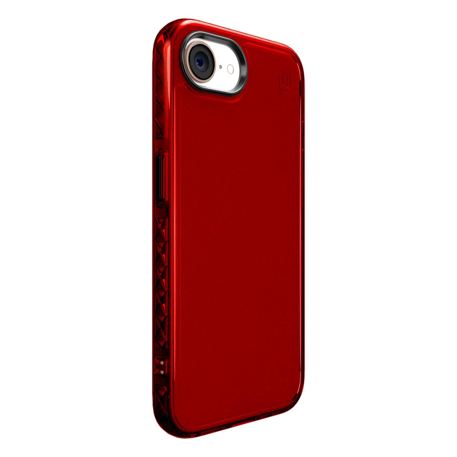 Left. Cellhelmet - Cellhelmet Ca-120-lr Altitude X Series Case For Iphone 16e (lava Red) - red.