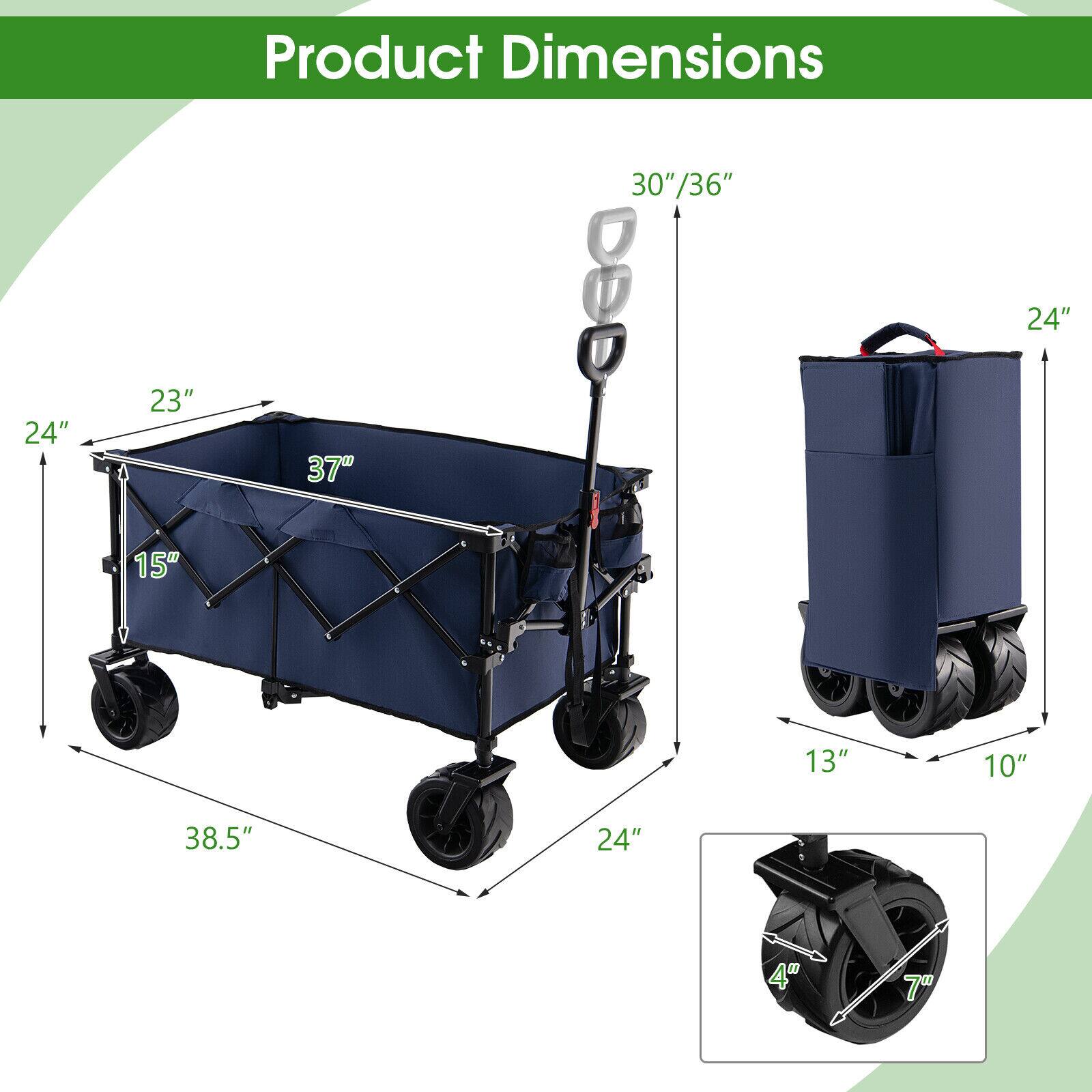 Product Dimensions: 24" x 23" x 37" x 30"/36" : 24" x 15" x 13" x 10" x 38.5" x 24" x 4" x 7"