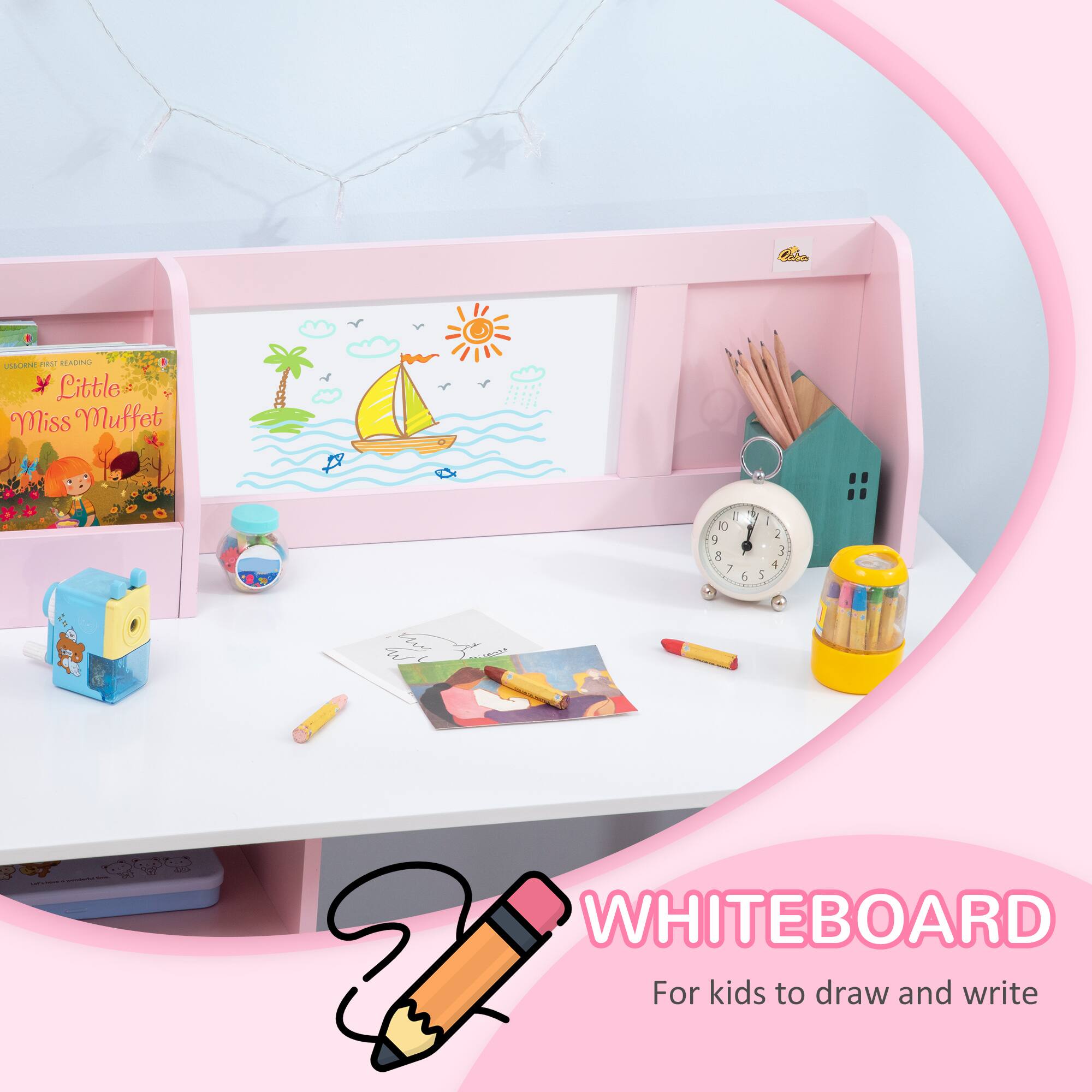 WHITEBOARD  
For kids to draw and write