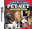 Front Detail. Paws & Claws Pet Vet: Healing Hands - Nintendo DS.