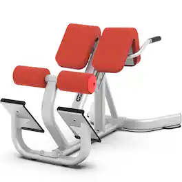 HARISON - DISCOVER HR-G3112 Commercial Roman Chair for Dumbbell and Barbell Strength Training - White