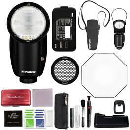 Profoto - A10 AIR-TTL Camera Flash Light Compatible for Canon with Softbox-Octa, Clic Grid and Additional Accessories