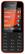 Front Standard. Nokia - 208 Cell Phone (Unlocked) - Red/Black.