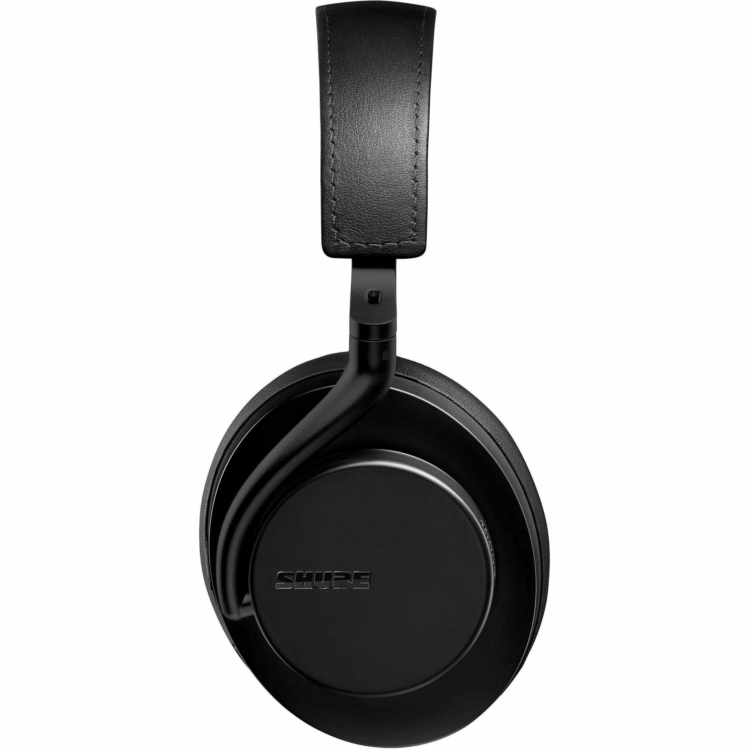 Alt View 3. Shure - Shure AONIC 50 GEN 2 Wireless Noise Cancelling Headphones - Stereo - Mini-phone (3.5mm) - Wired/Wireless - Bluetooth - Black.